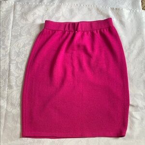 St. John Pink Pencil Skirt Knee-Length Work